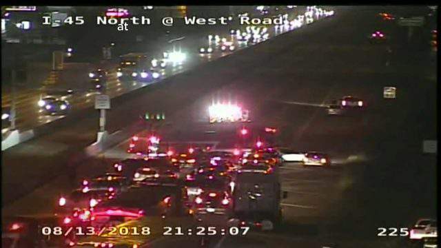 Man hit by pickup truck, killed on North Freeway at West Road