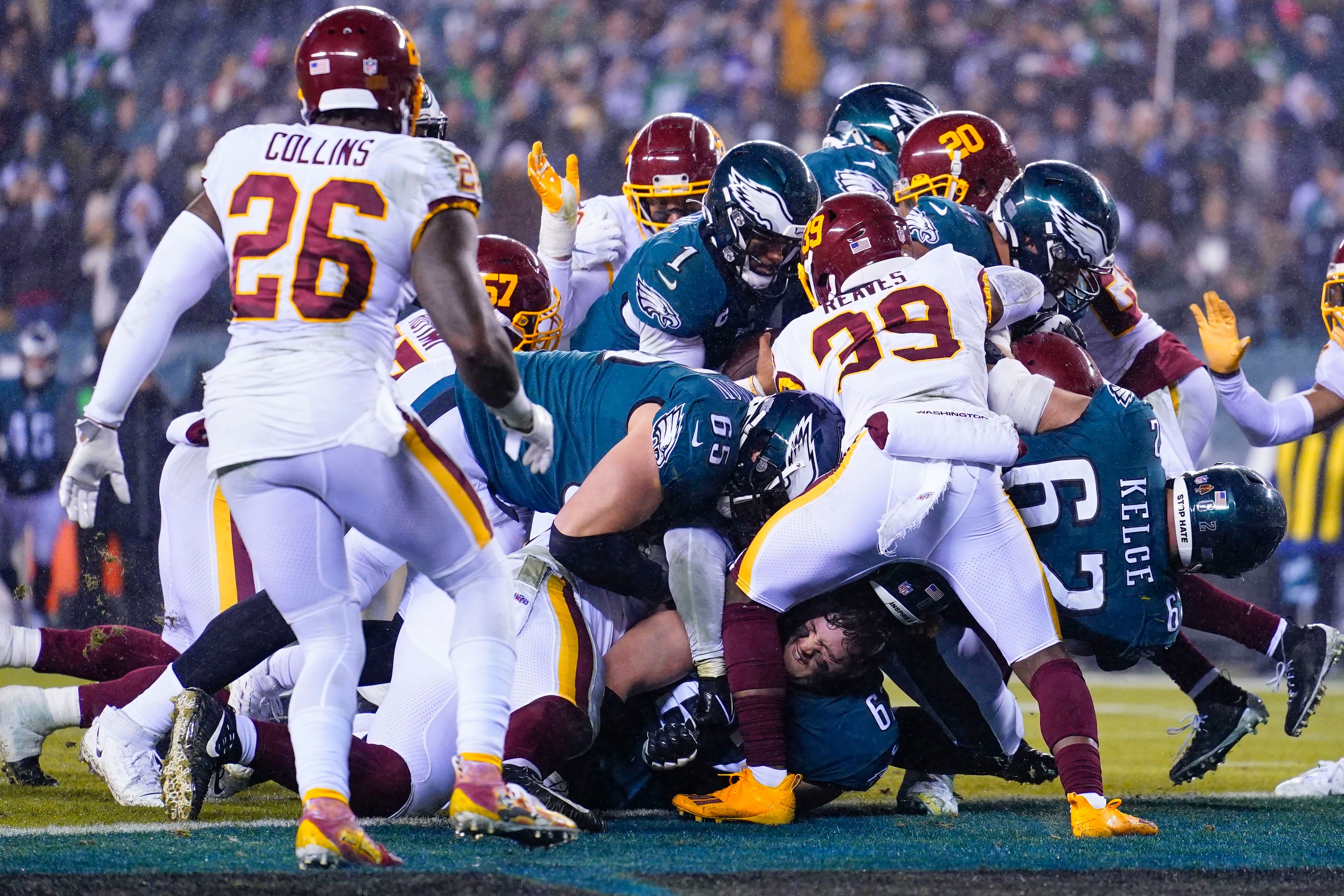 Washington Redskins offensive guard Kyle Fuller (62) and offensive