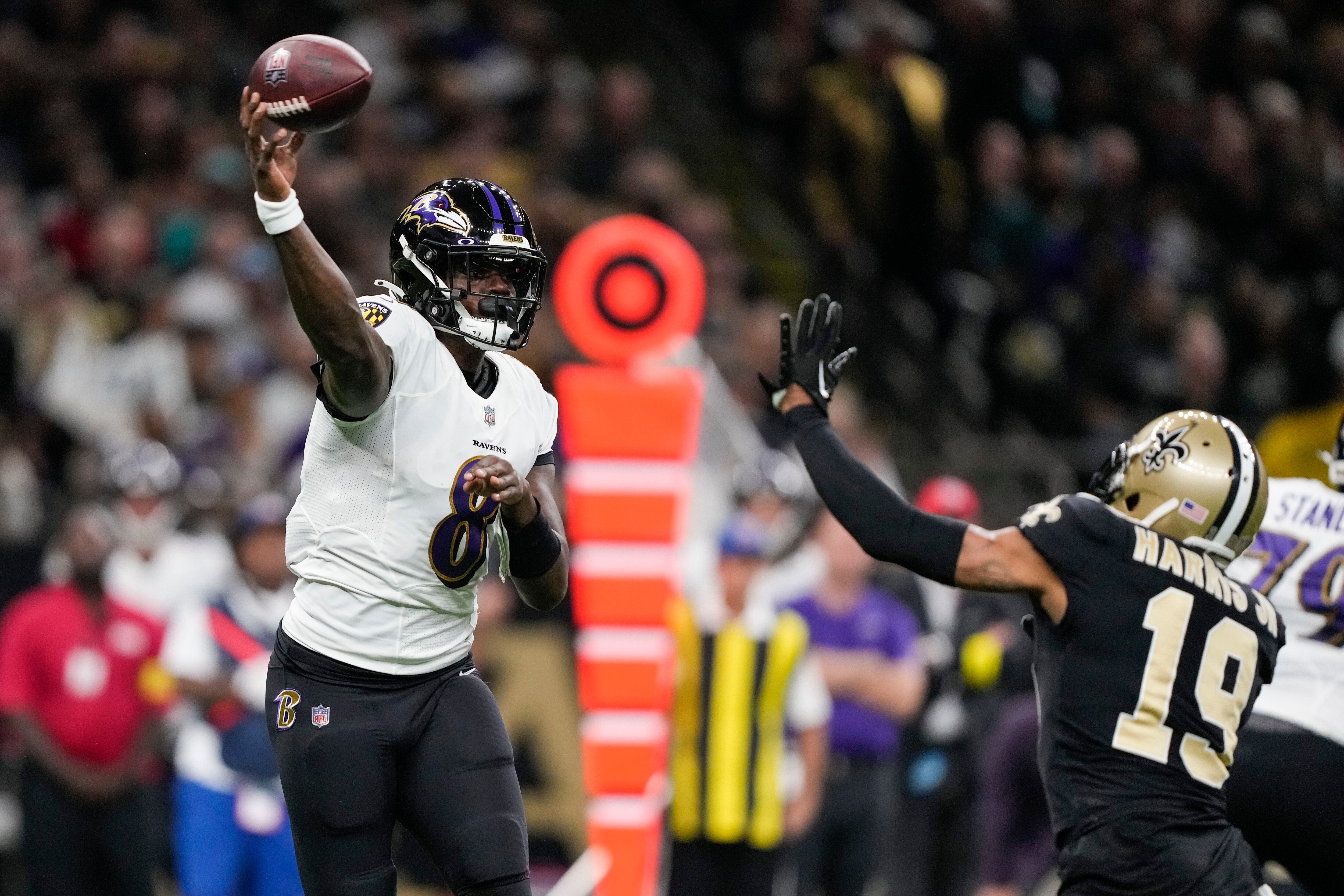 Baltimore Ravens 27-13 New Orleans Saints: Kenyan Drake rushes for two  touchdowns as Ravens win third straight, NFL News