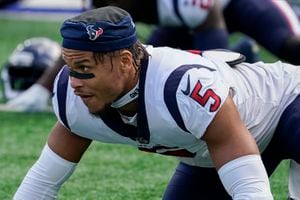 Texans rookie Jalen Pitre's jersey retired by Stafford High School