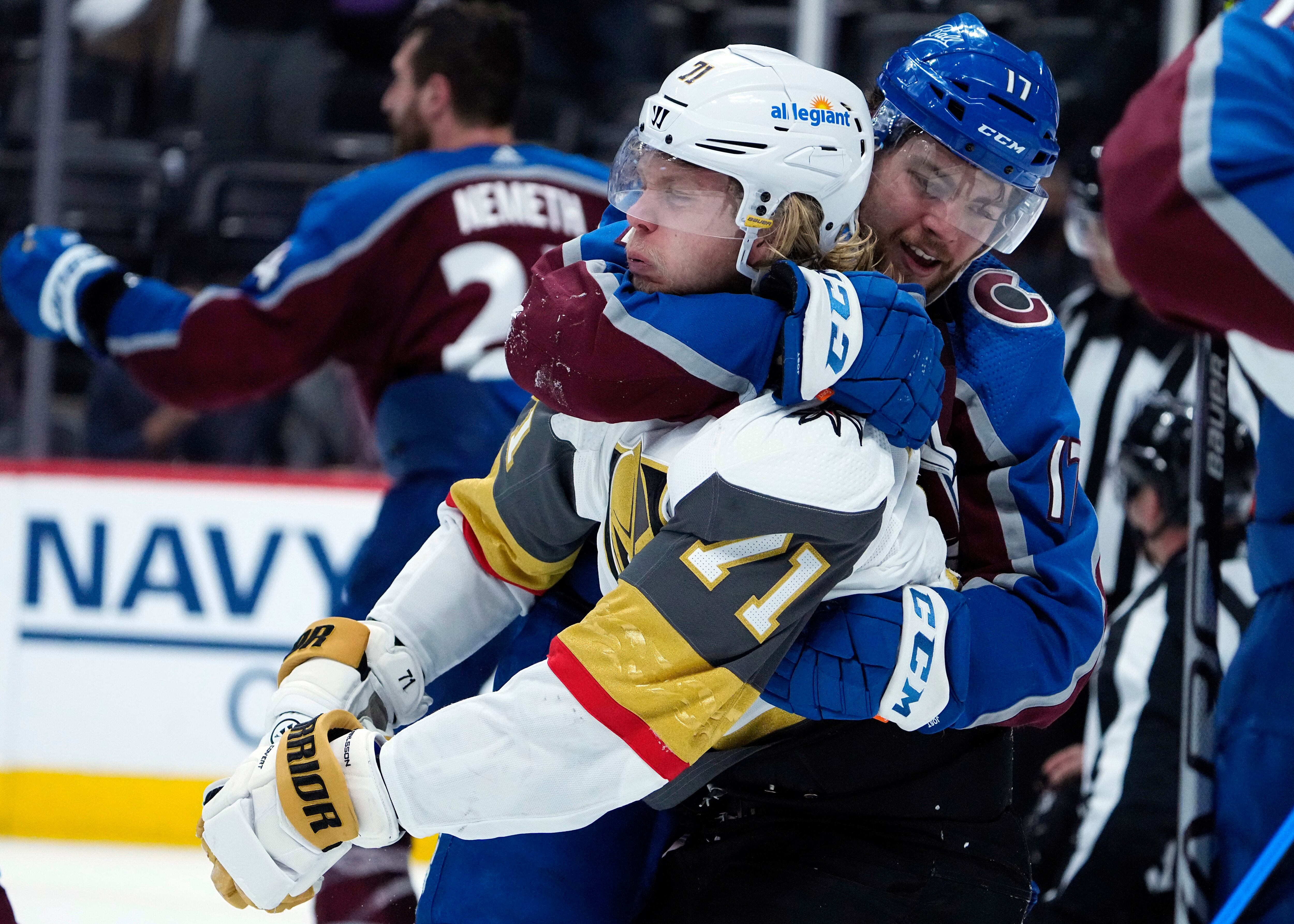 Colorado Avalanche Gabriel Landeskog hearing Department of Player