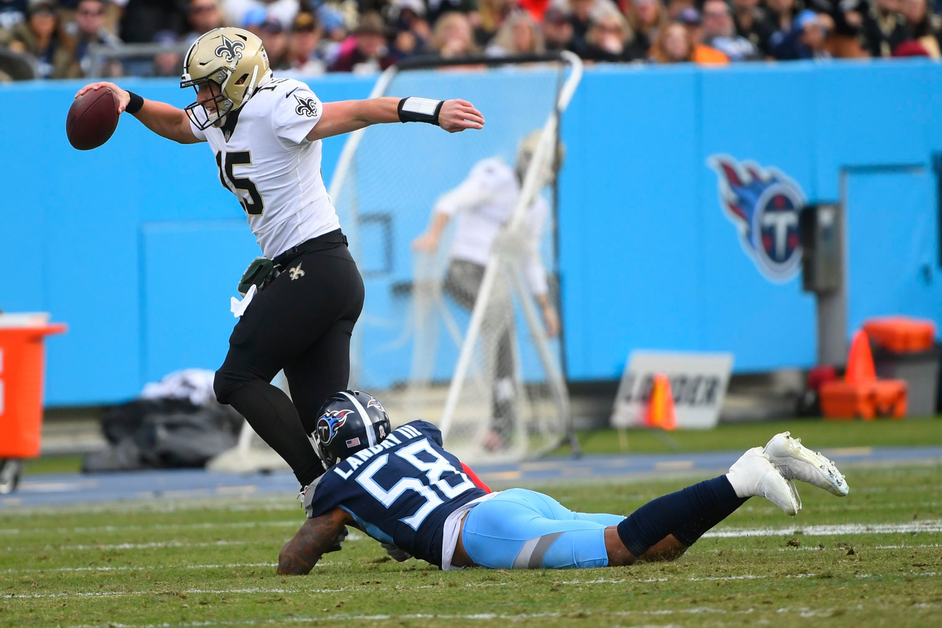 Social media reacts to Tennessee Titans' 23-21 win over Saints