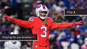 Colts, Texans honor injured Bills safety Damar Hamlin with pregame prayer -  WISH-TV, Indianapolis News, Indiana Weather