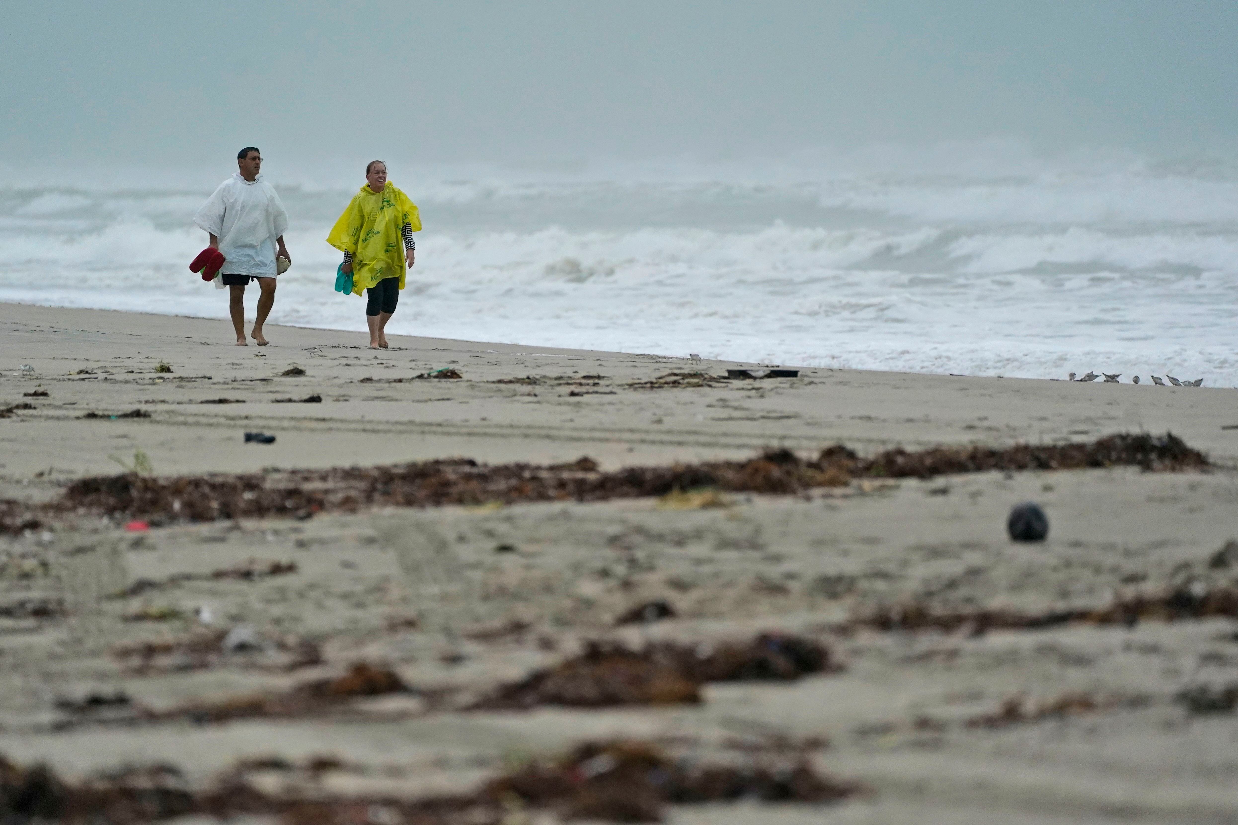 Nicole churning across Florida as a tropical storm