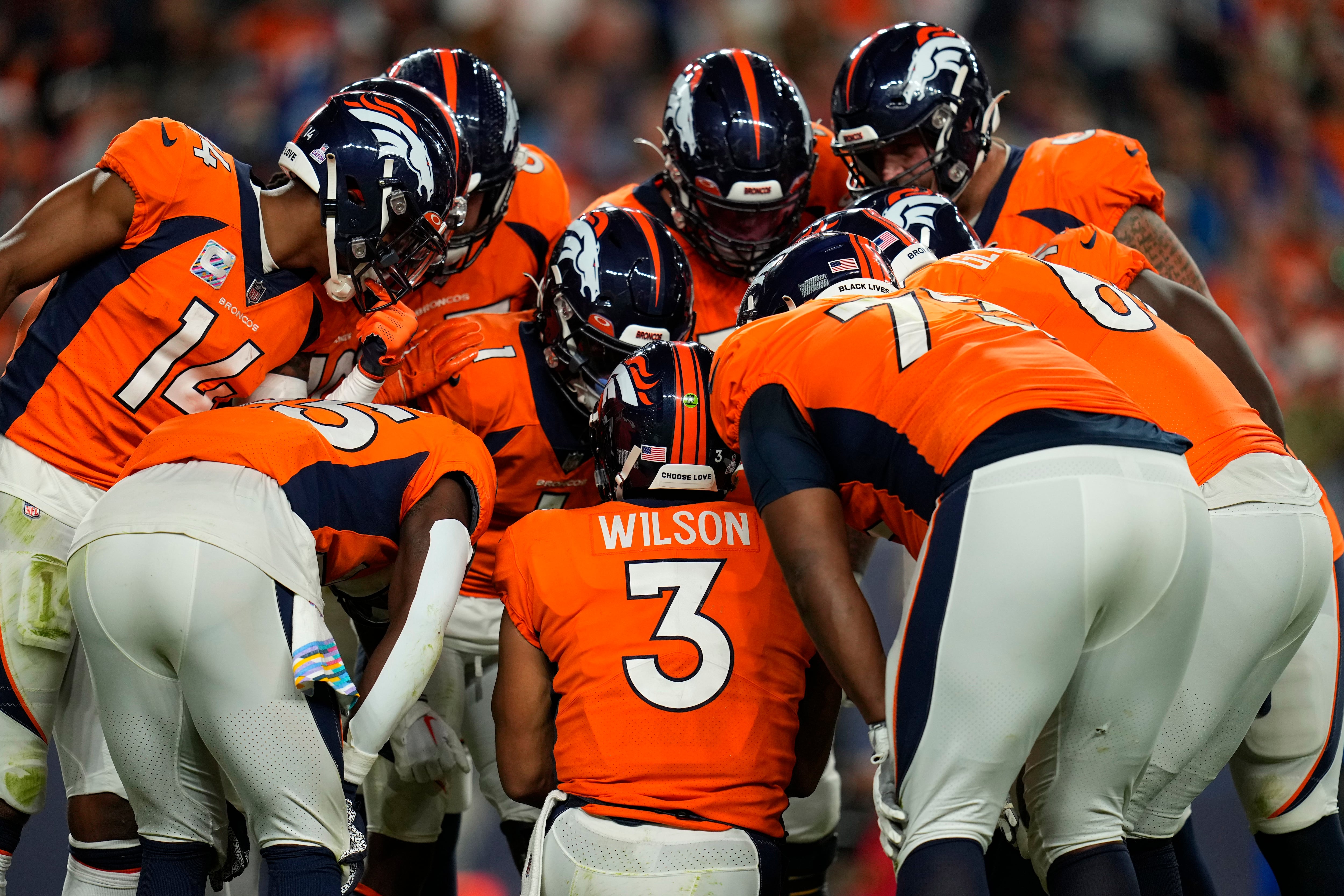 Denver Broncos safety Caden Sterns (30) leaves the field after an NFL  football game against the Indianapolis Colts, Thursday, Oct. 6, 2022, in  Denver. The Colts defeated the Broncos 12-9 in overtime. (