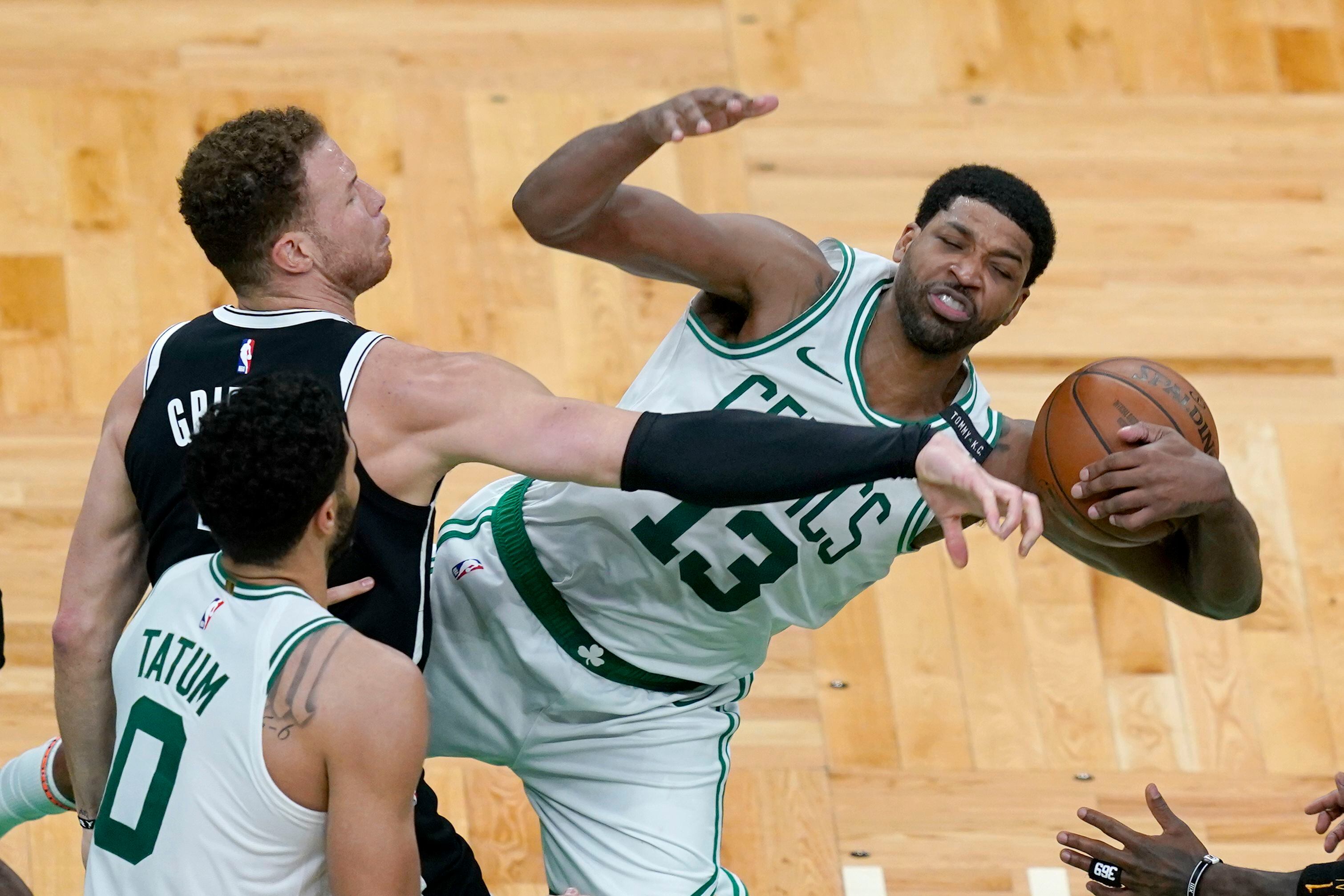 Fan at TD Garden detained, cuffed for throwing water bottle at Kyrie Irving  after Game 4