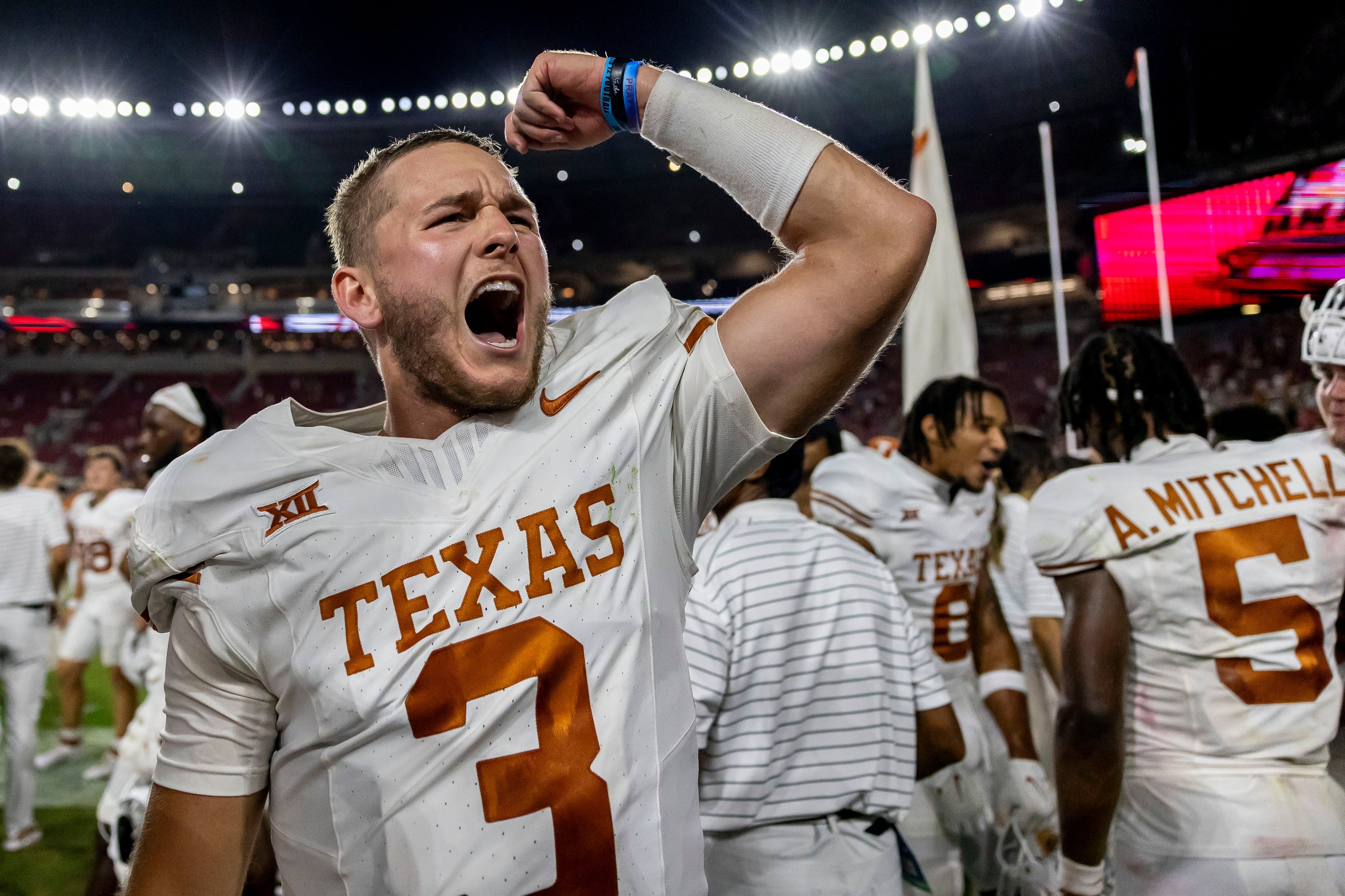 Hook 'em Horns! No. 11 Texas, Ewers pull off 34-24 victory at No. 3 Alabama