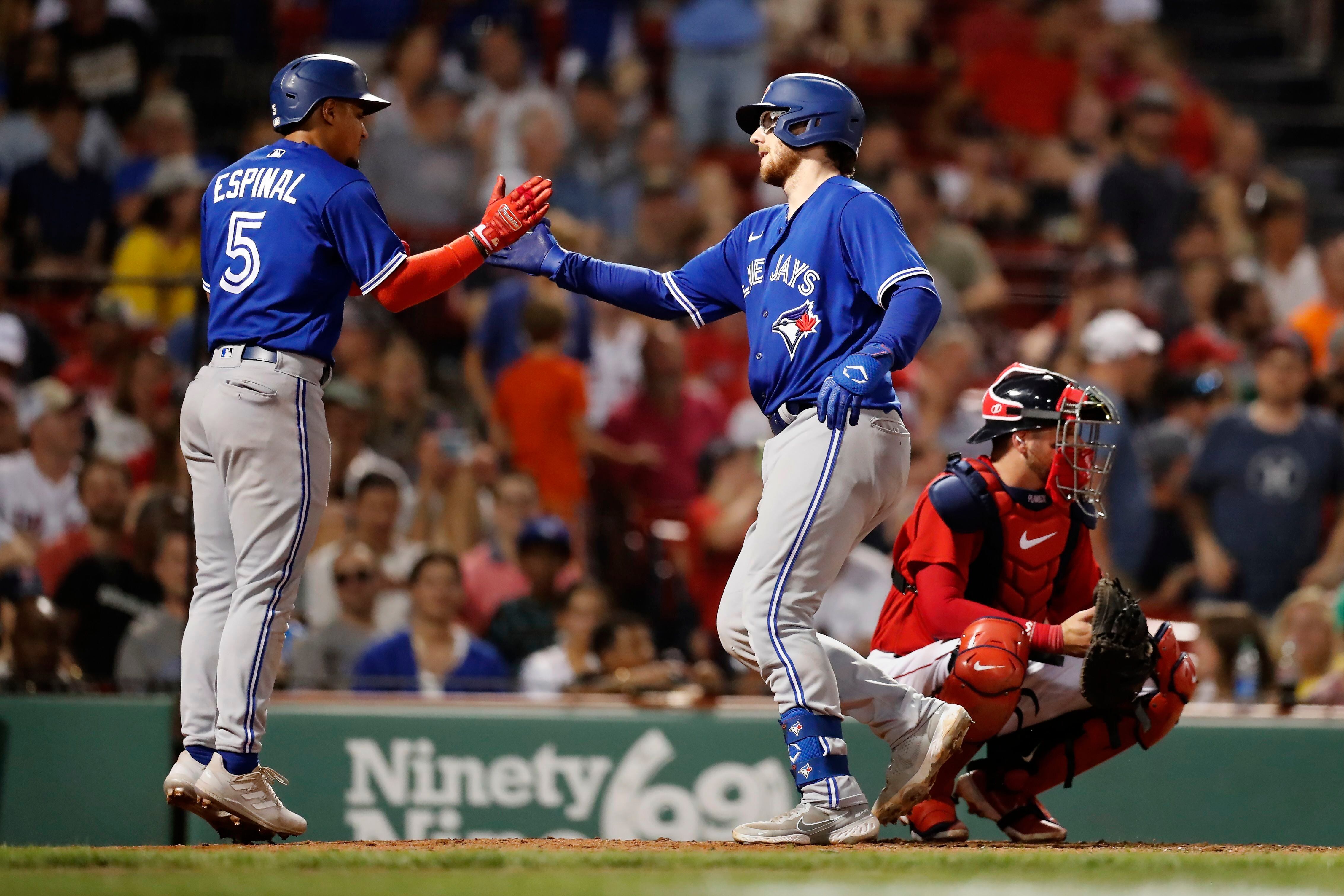 Blue Jays' Raimel Tapia hits inside-the-park grand slam vs Red Sox - NBC  Sports