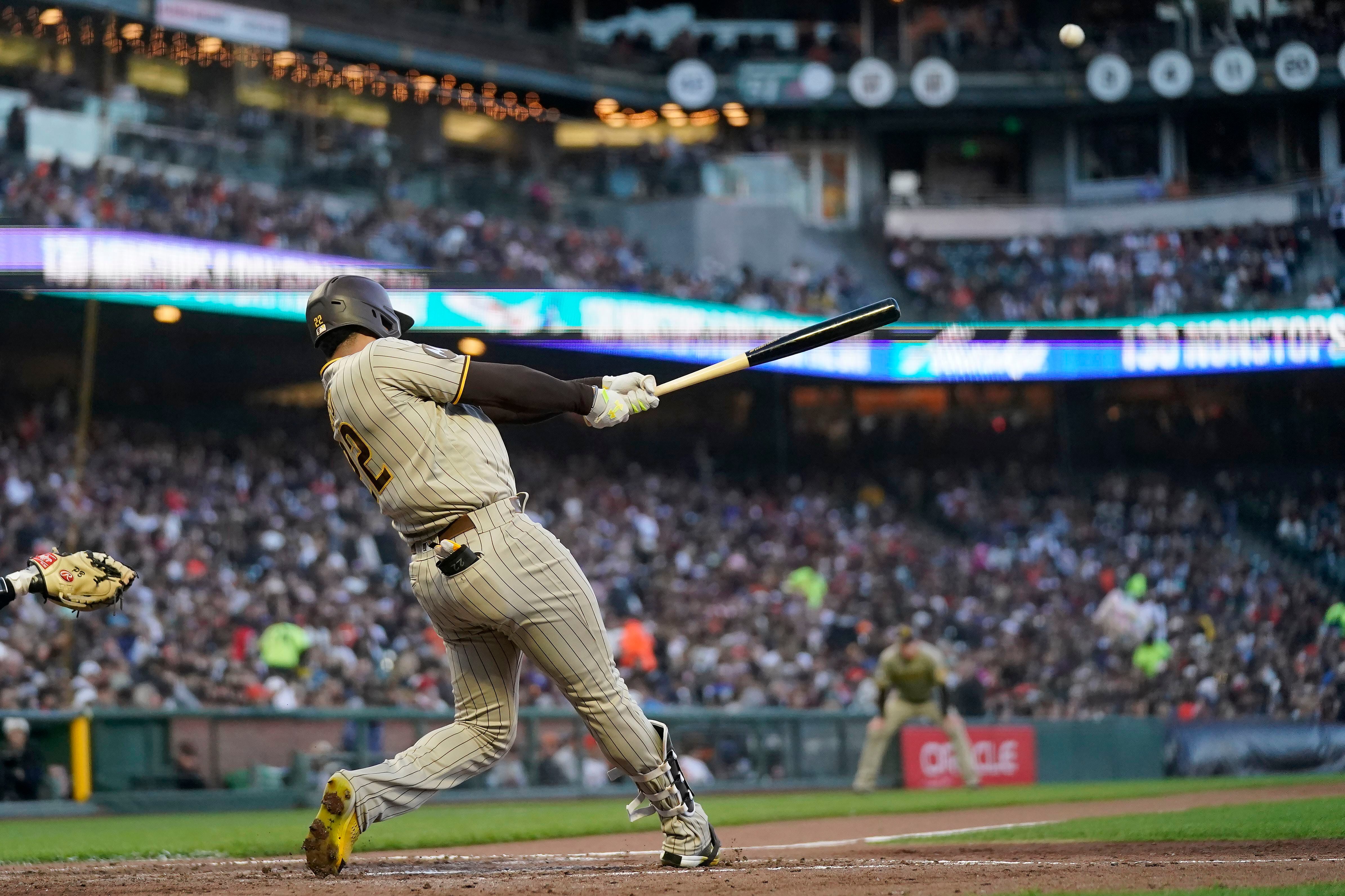 Yastrzemski splashes 3-run HR into McCovey Cove in the 10th as the