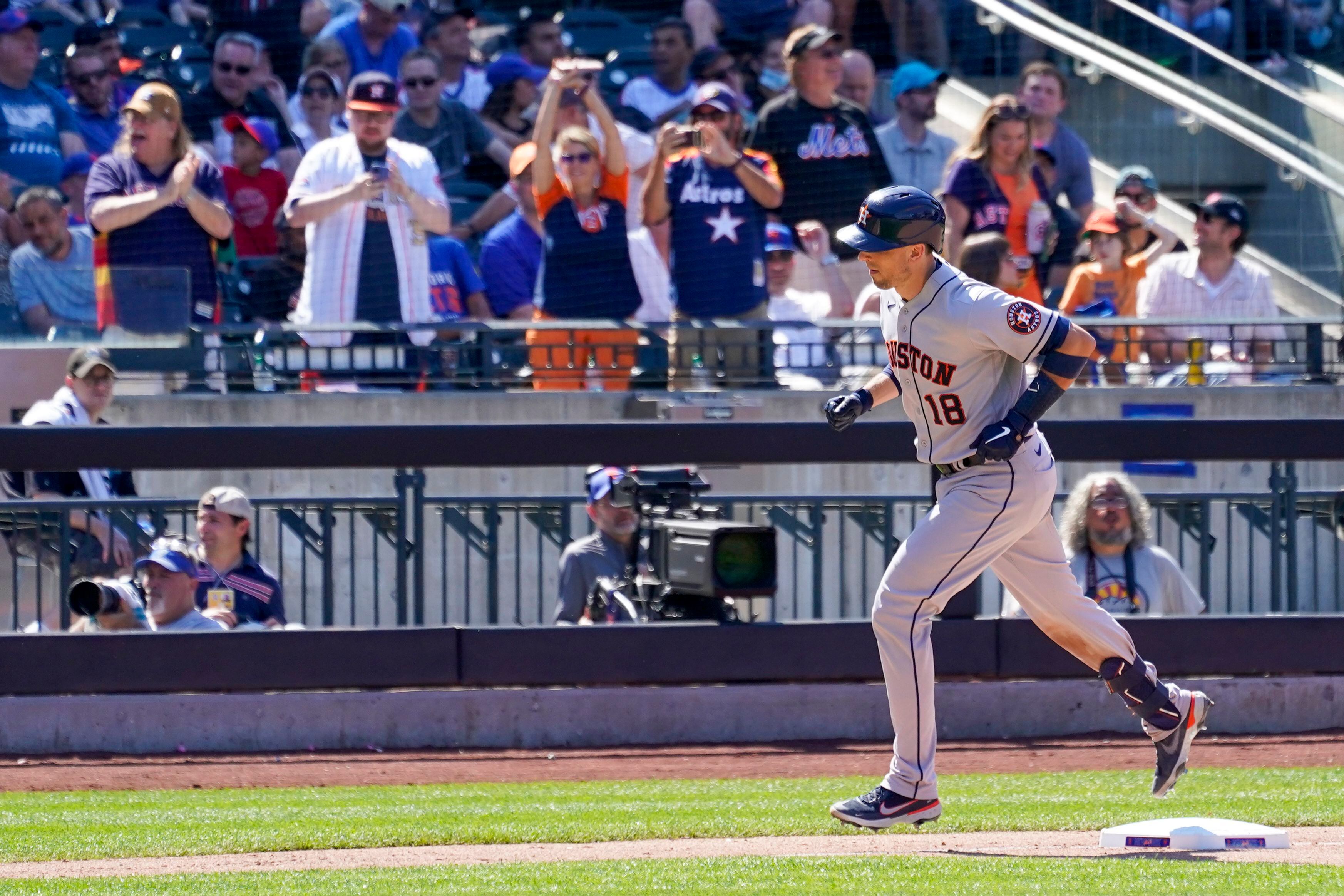 Jasson Domínguez hits 2nd career homer vs. Astros