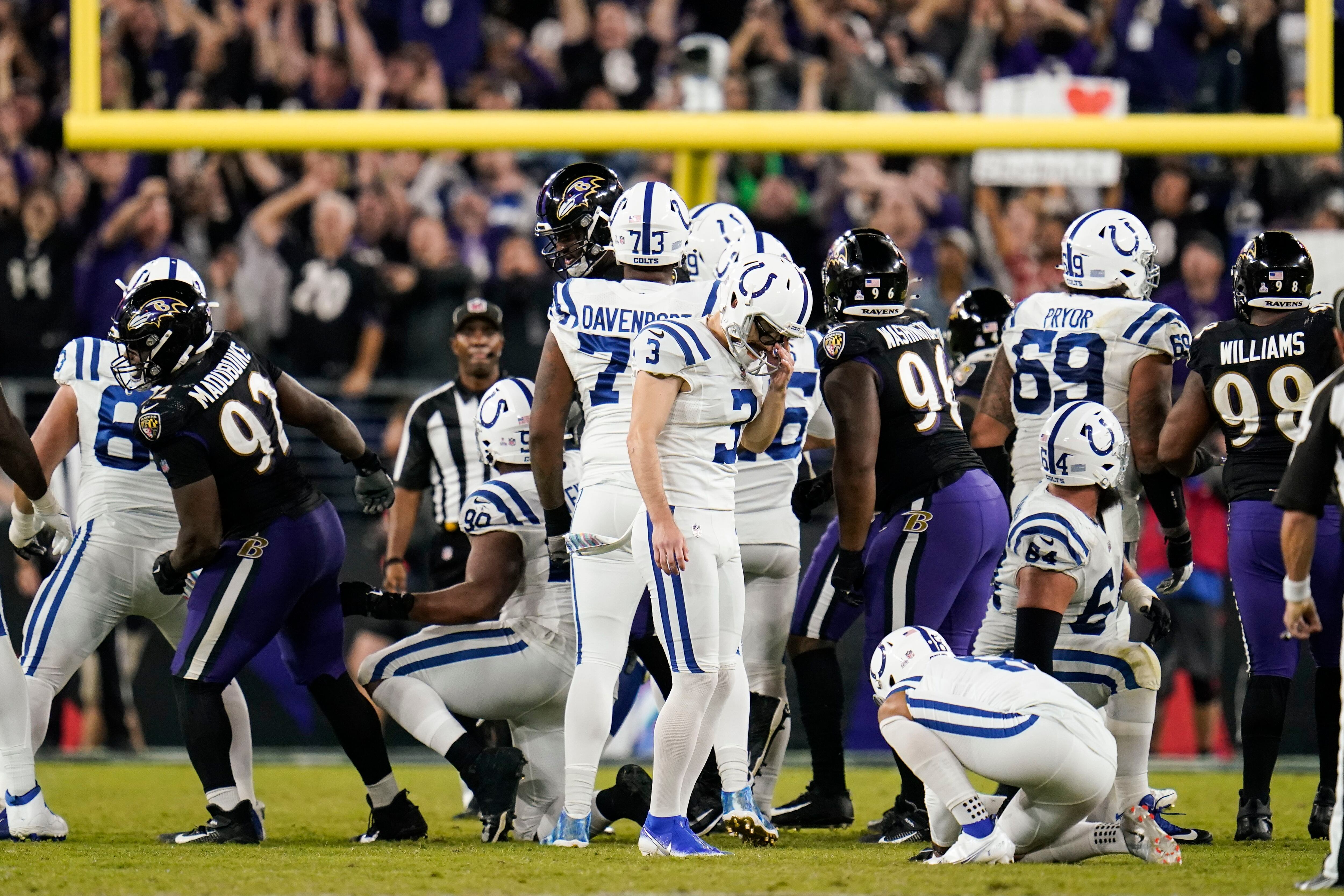 Blankenship loses job with Colts after missed FG in Houston