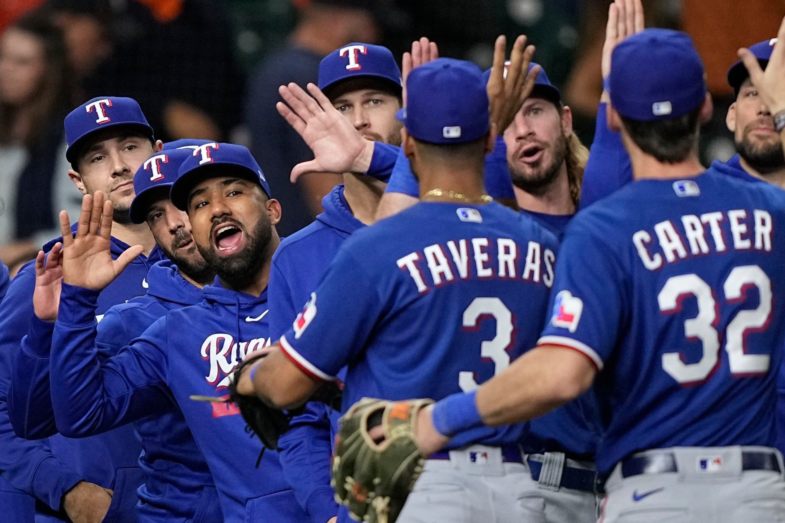 Montgomery shuts out Astros, Taveras homers as Rangers get 2-0 win in Game  1 of ALCS - NBC Sports