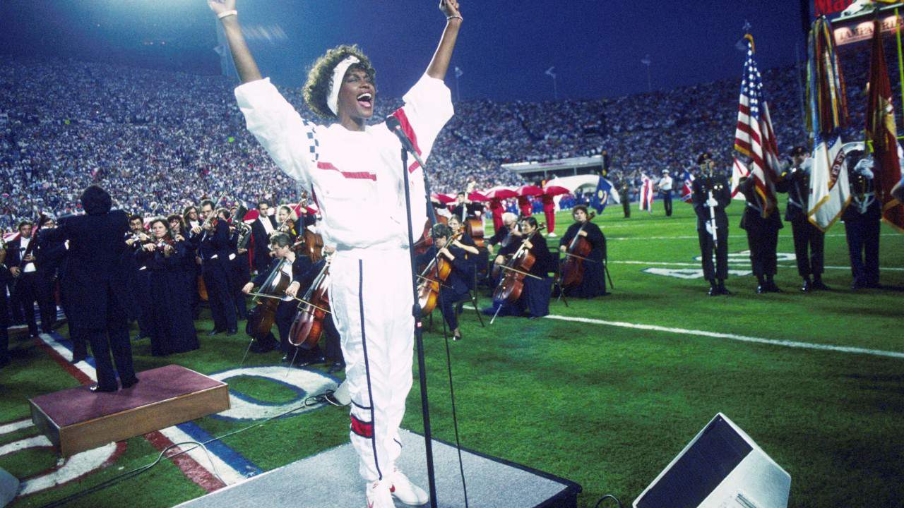 30 years later, Whitney Houston’s stirring Super Bowl performance still