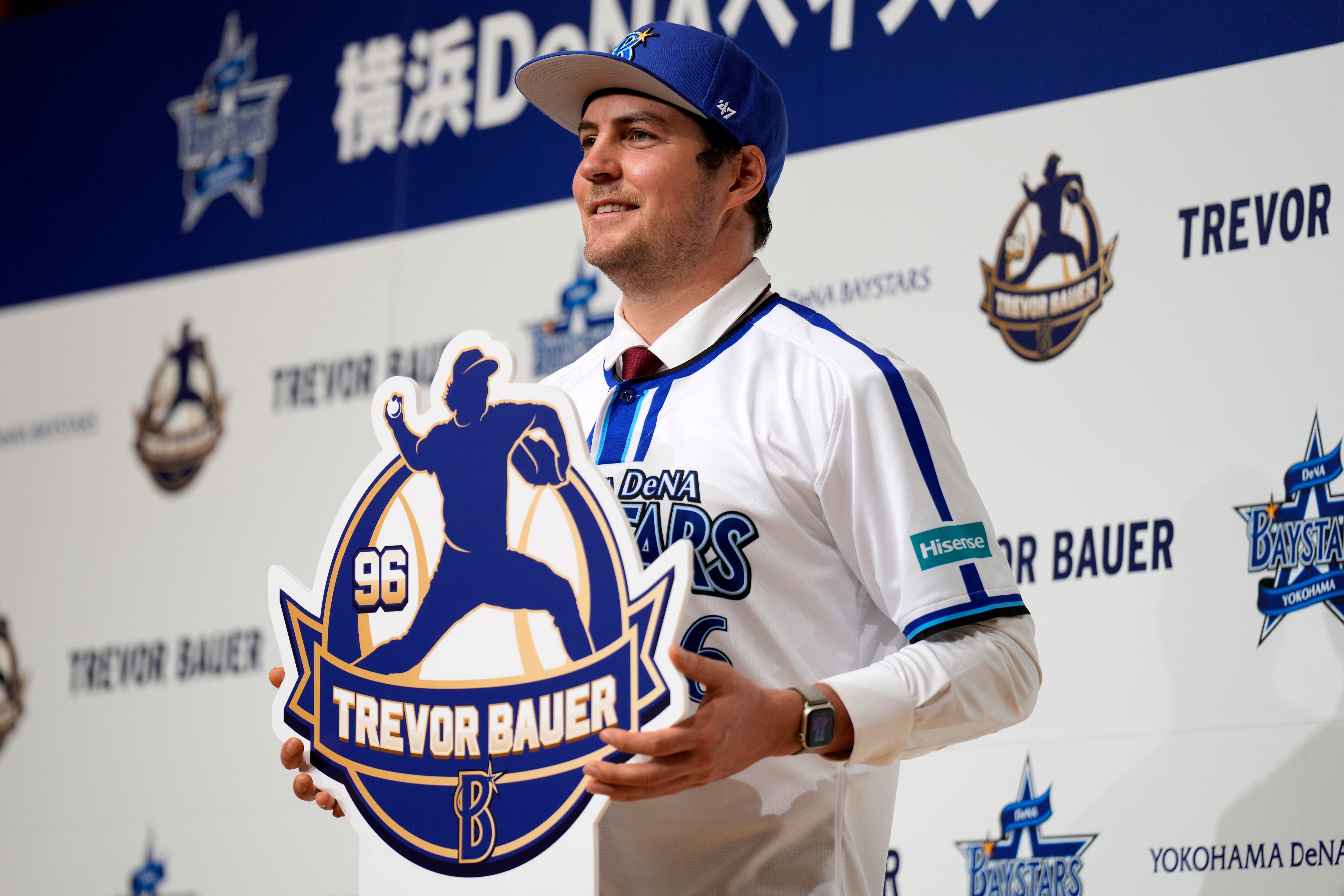 Trevor Bauer arrives in Yokohama with goal of winning championship with  BayStars - The Japan Times