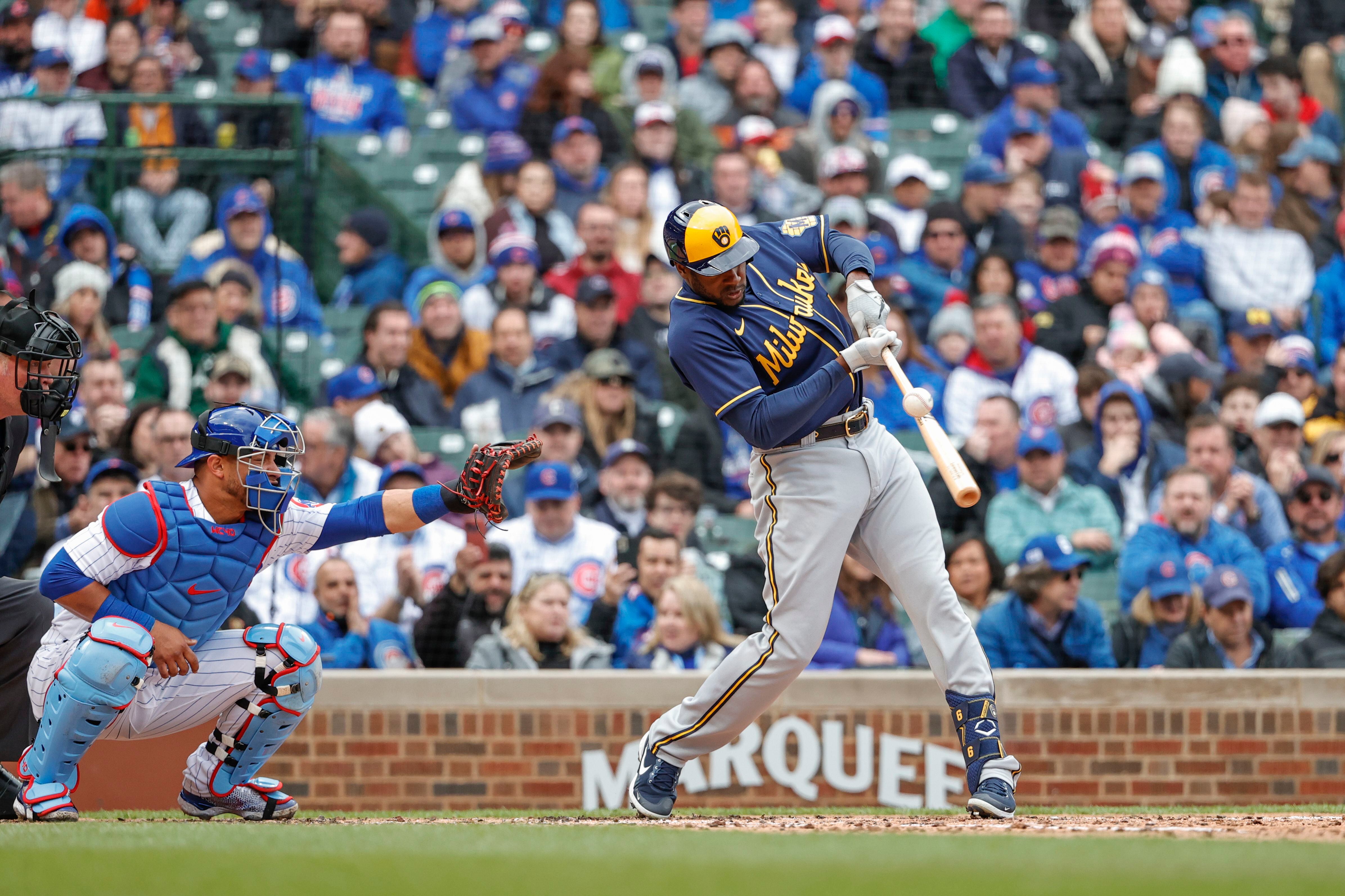 Patrick Wisdom Enjoying Moment With Cubs Slide - Marquee Sports