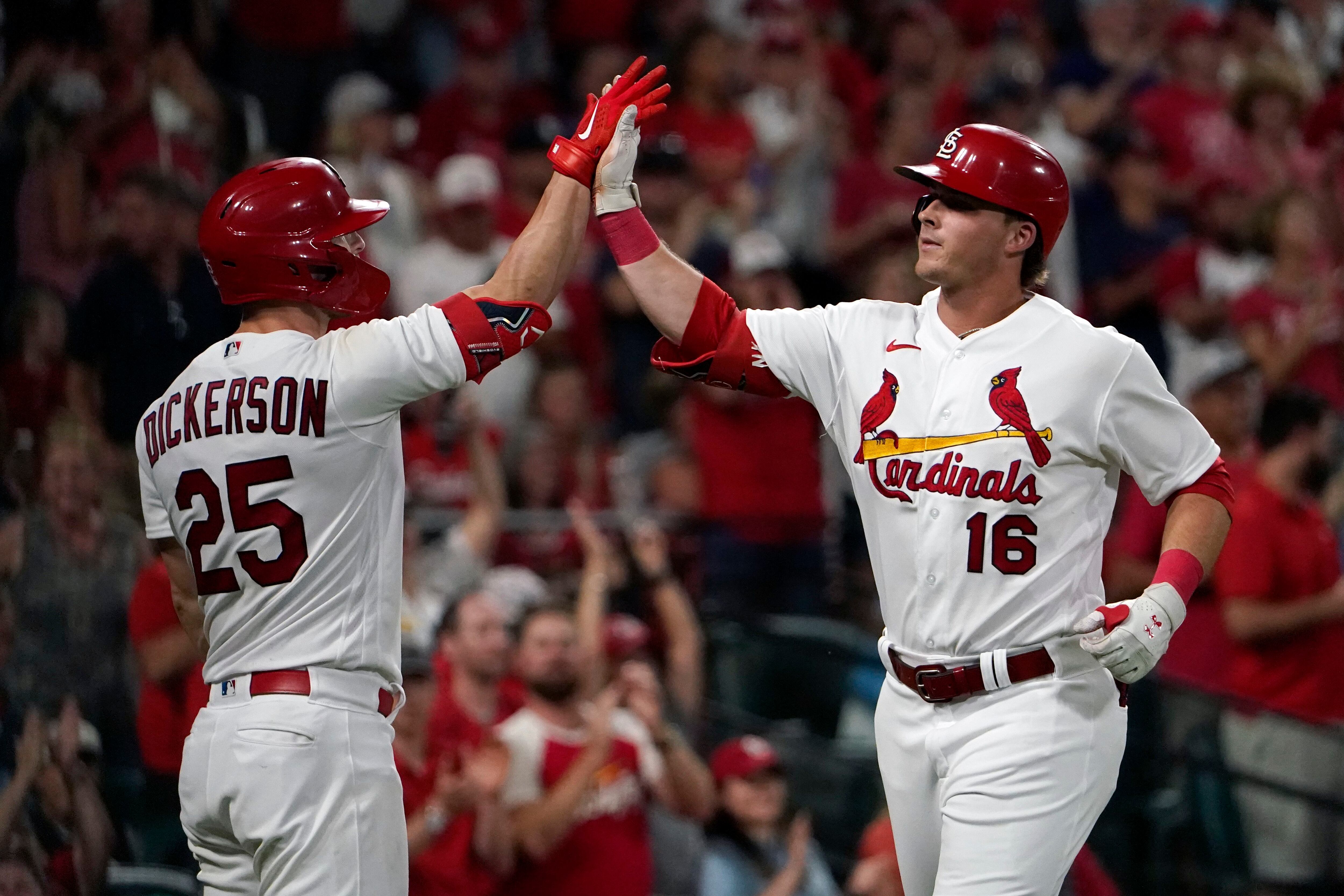 Photo: St. Louis Cardinals Brendan Donovan Hops Over Cincinnati