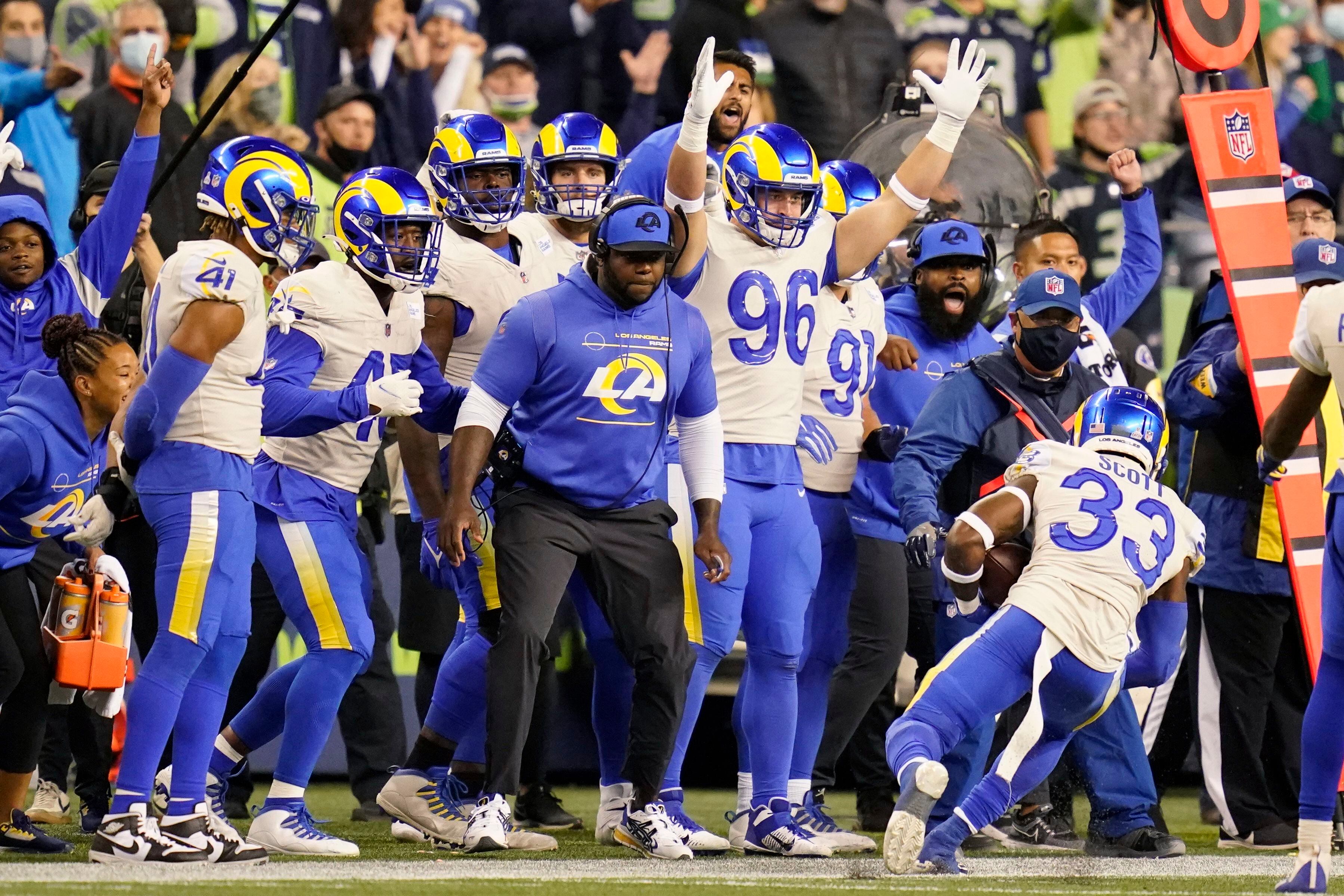 LA Rams: OLB Jamir Jones showed up quickly with blocked punt