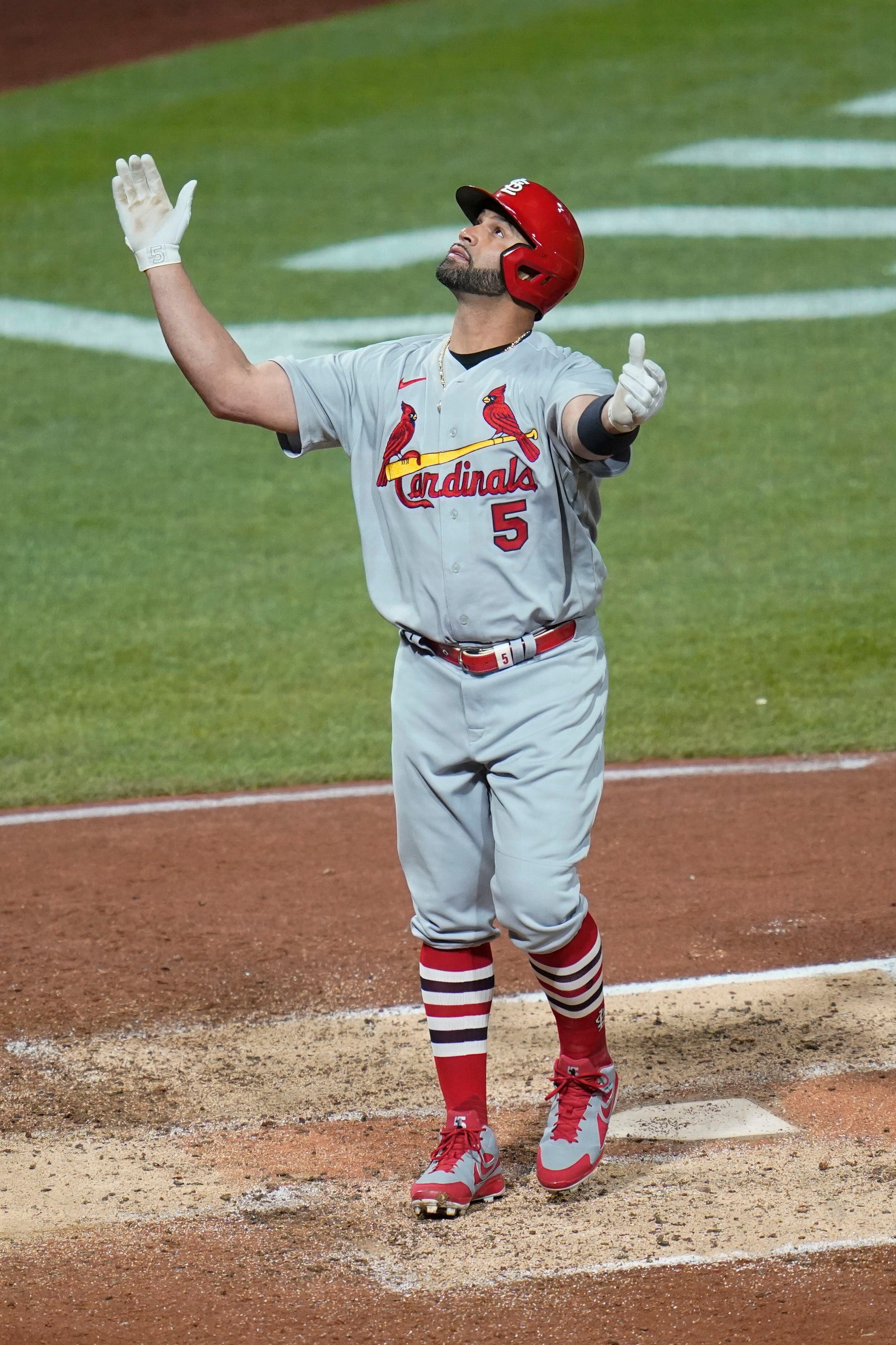 Albert Pujols hits 703rd HR to pass Babe Ruth in RBI; St. Louis