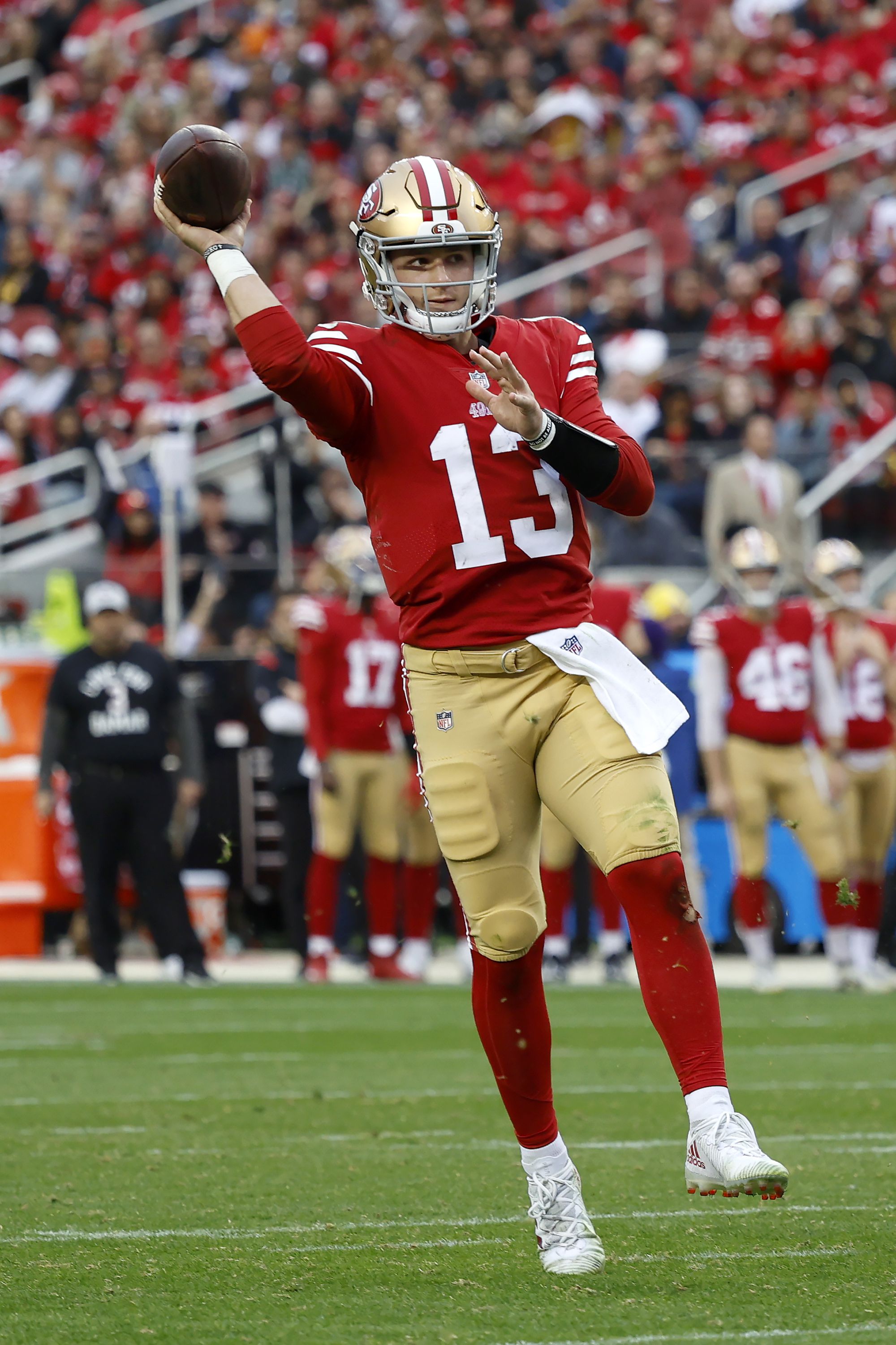 49ers' Brock Purdy talks playing against Tom Brady after win