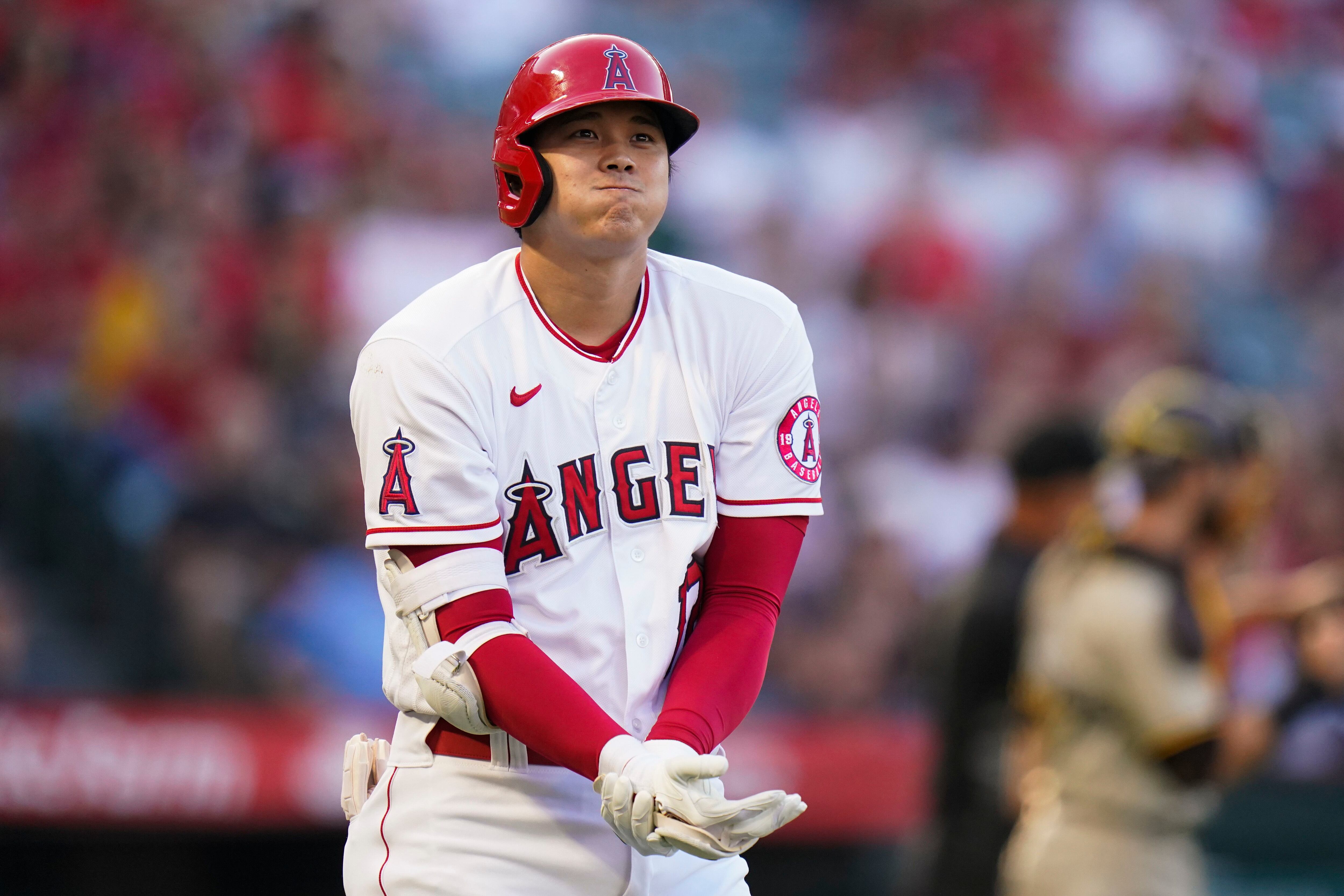 Angels' Shohei Ohtani doesn't pitch Tuesday; Mike Trout has