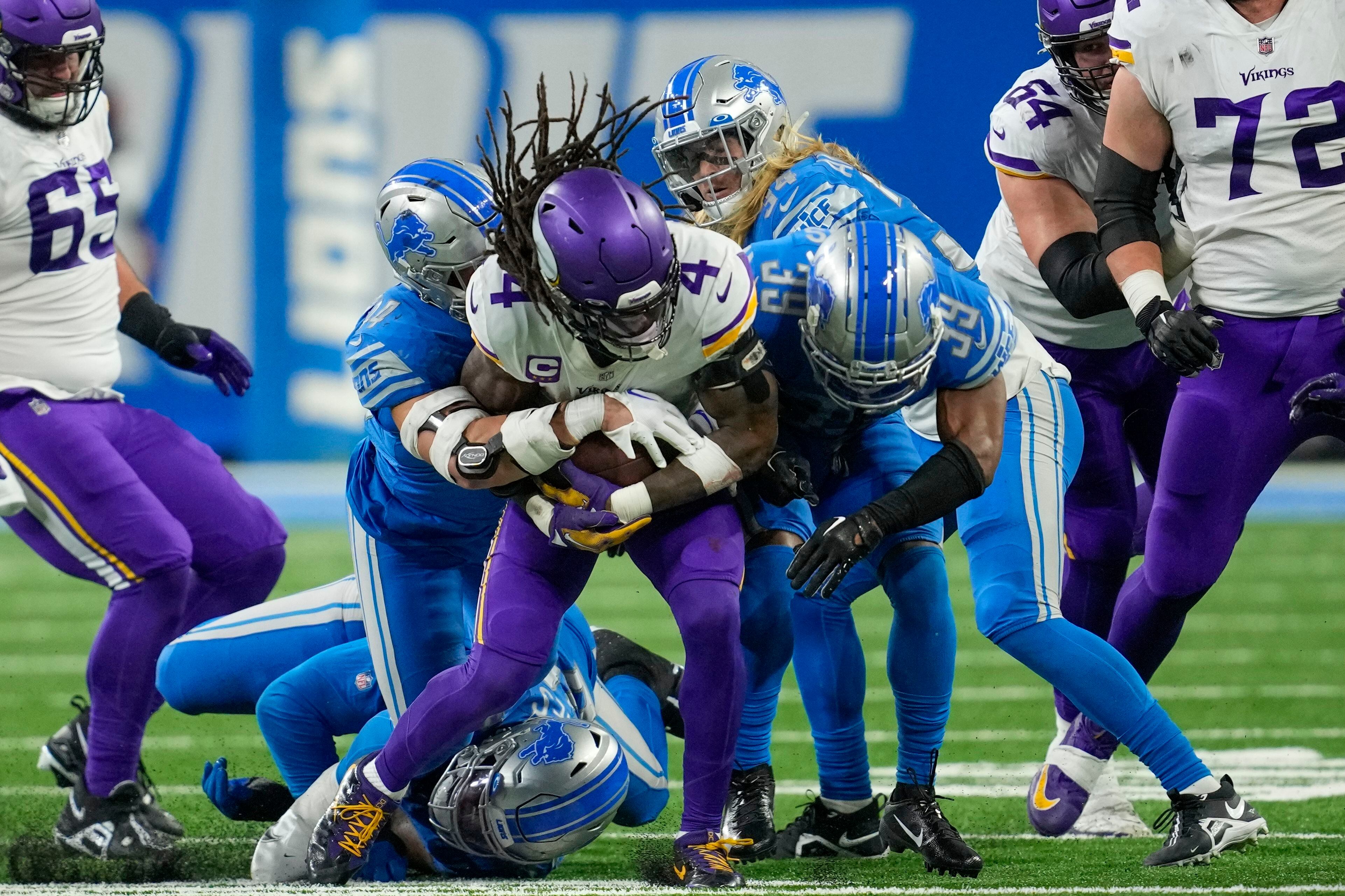 Goff helps surging Lions beat division-leading Vikings 34-23