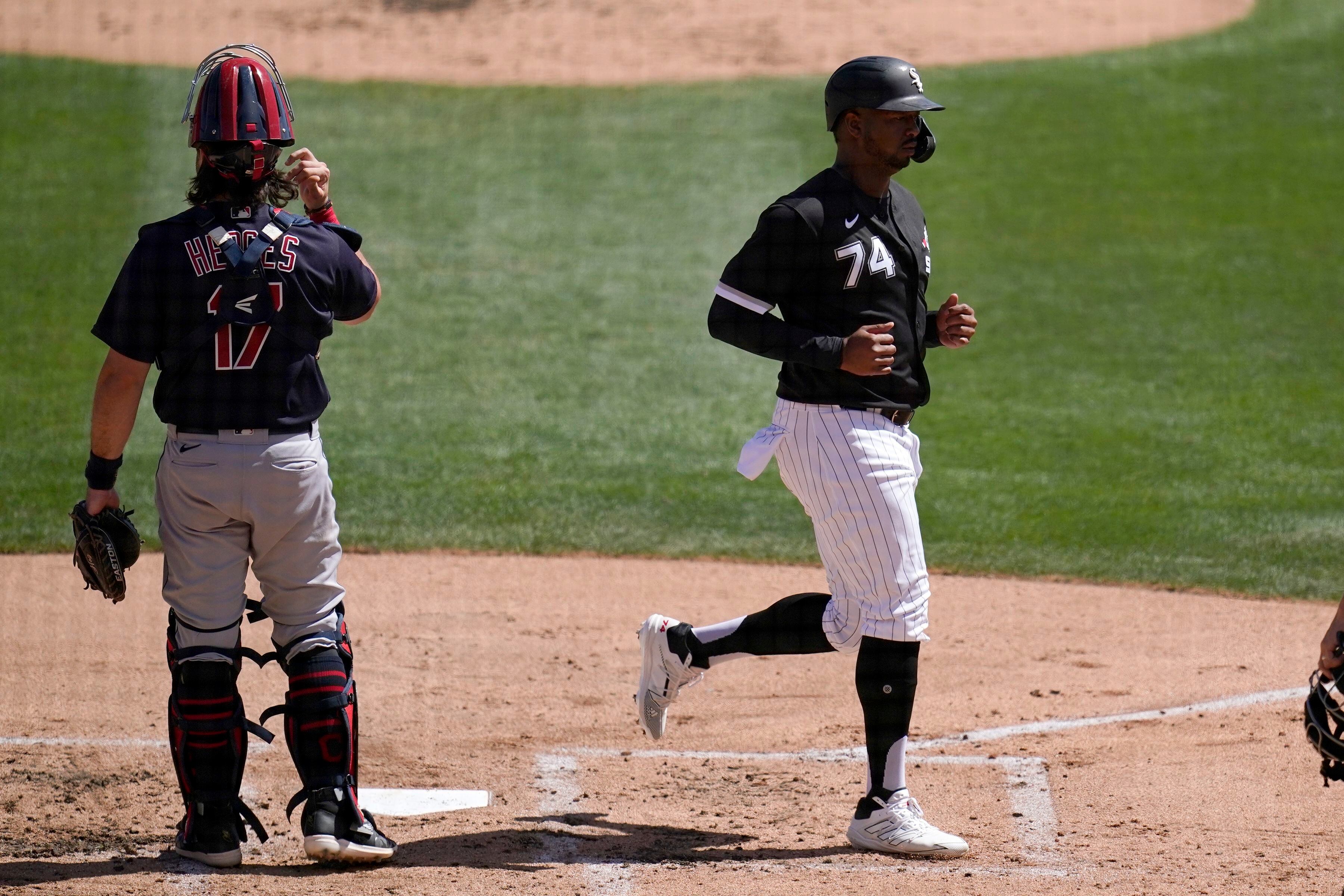 Braves rookie center fielder Cristian Pache showed promise in