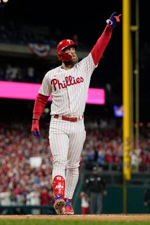 Tipped pitches, a secret message from Bryce Harper? Phillies find another  edge at home to take World Series lead