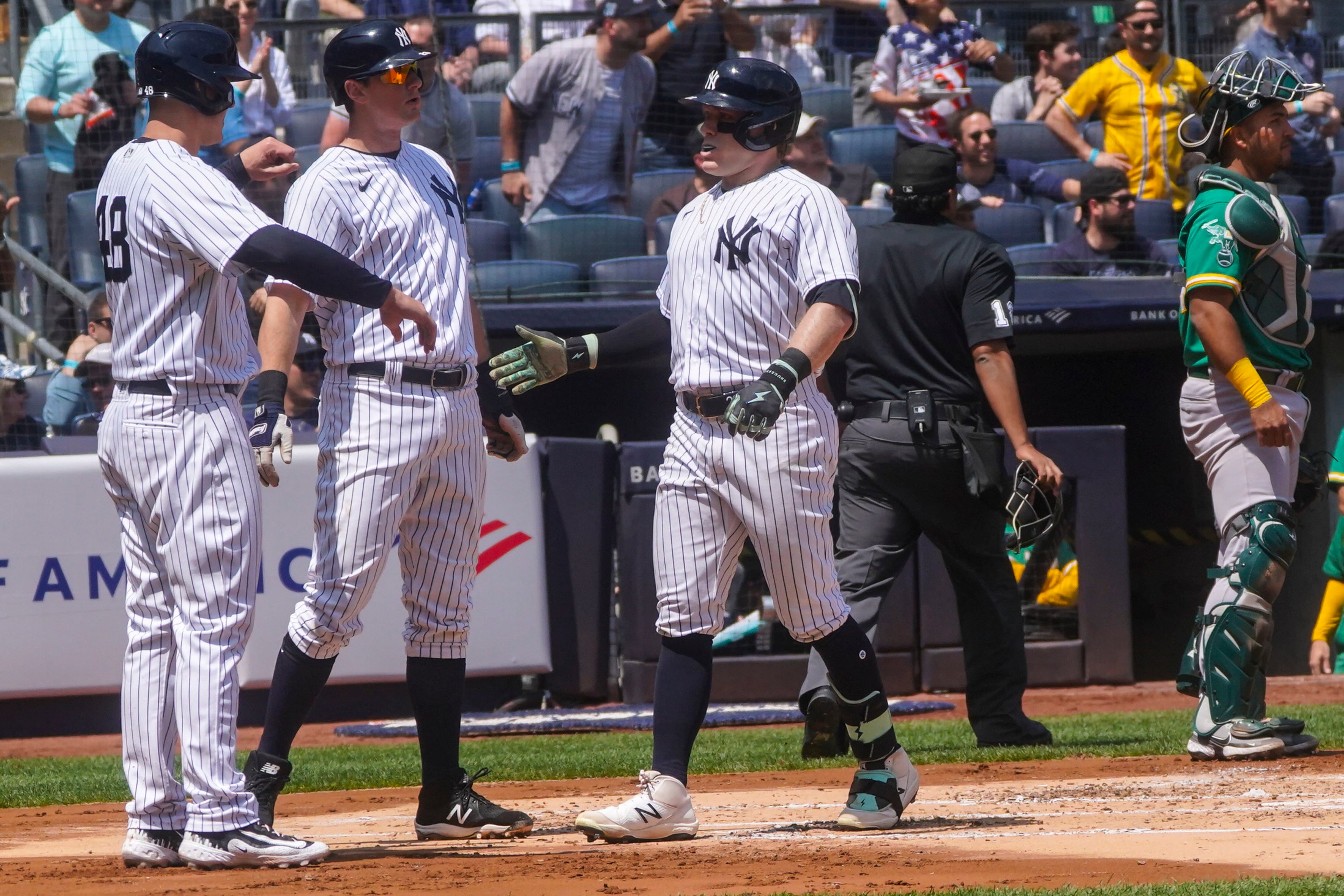 JJ Bleday home run gets A's on the board vs. Rangers