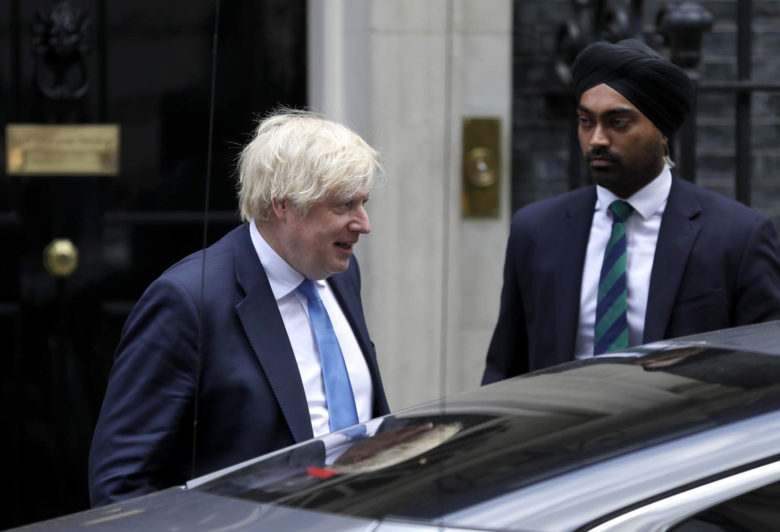 Boris Johnson's car hit in fender-bender; no injuries