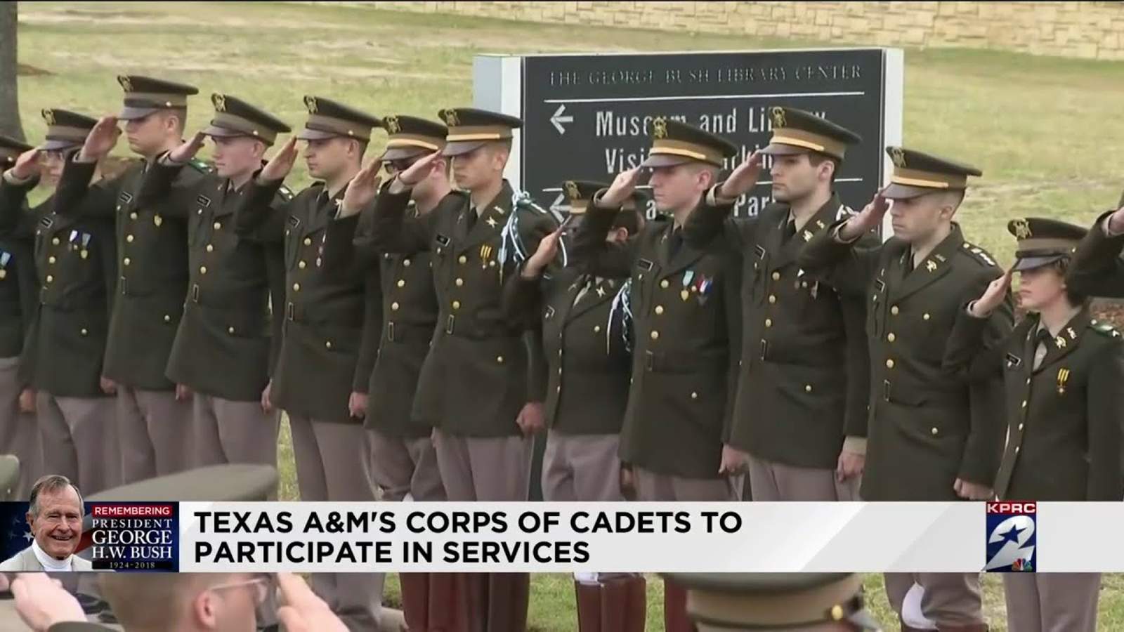 Texas A M Corps Of Cadets To Participate In George H W Bush S