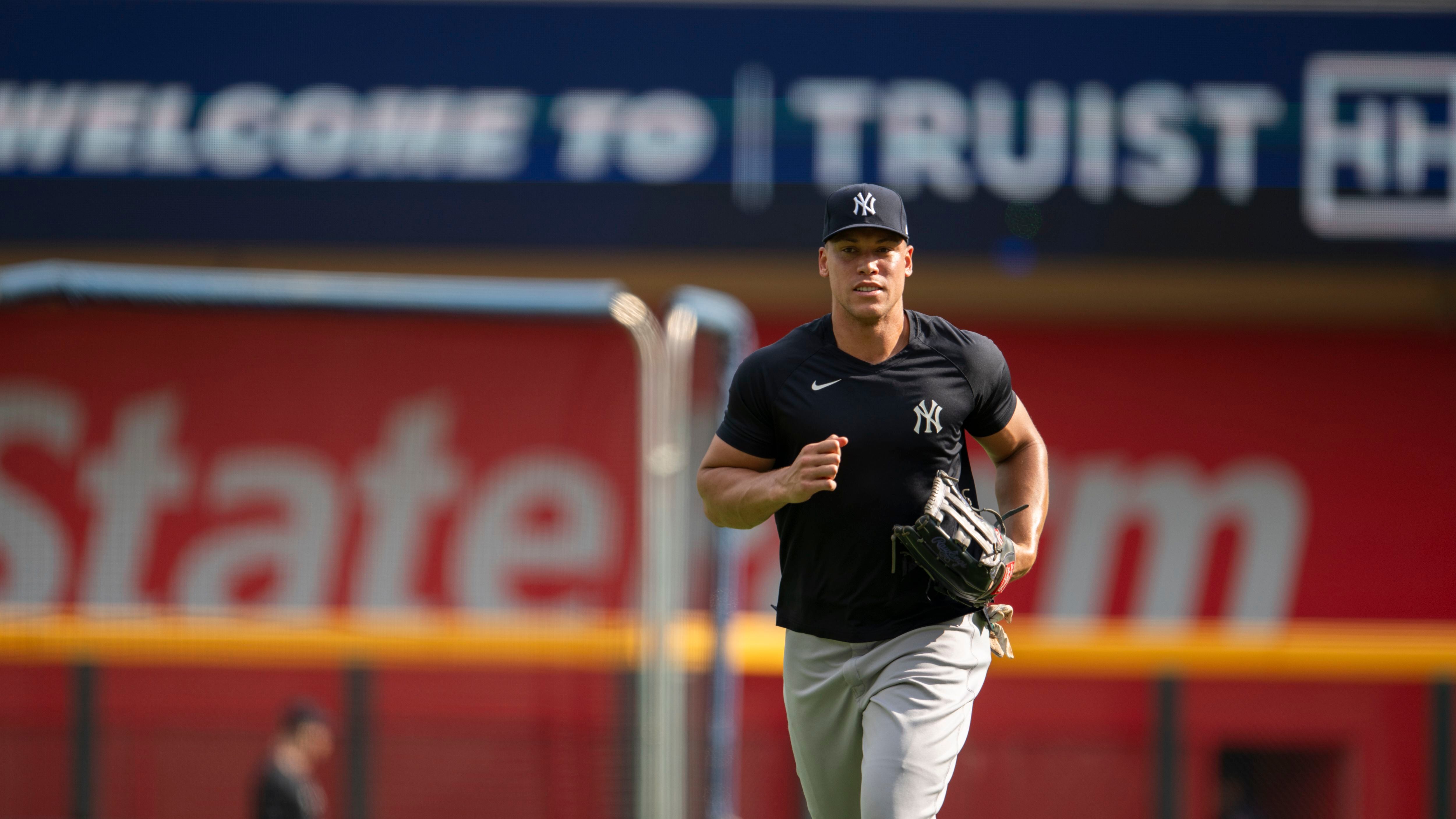 Aaron Judge Takes To First Base At Yankees Spring Training