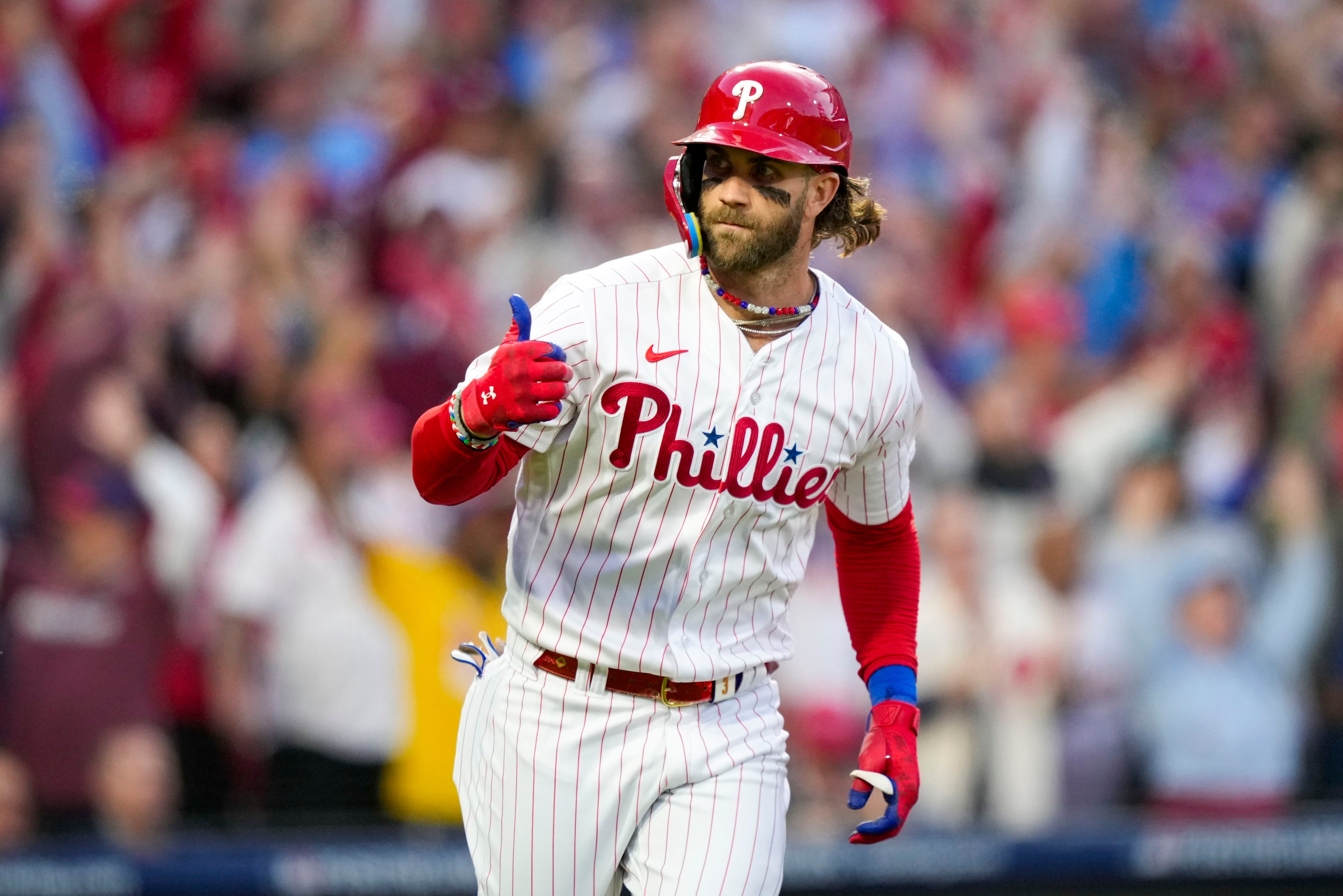 Bryce Harper Showed up to a Gas Station in Full Uniform