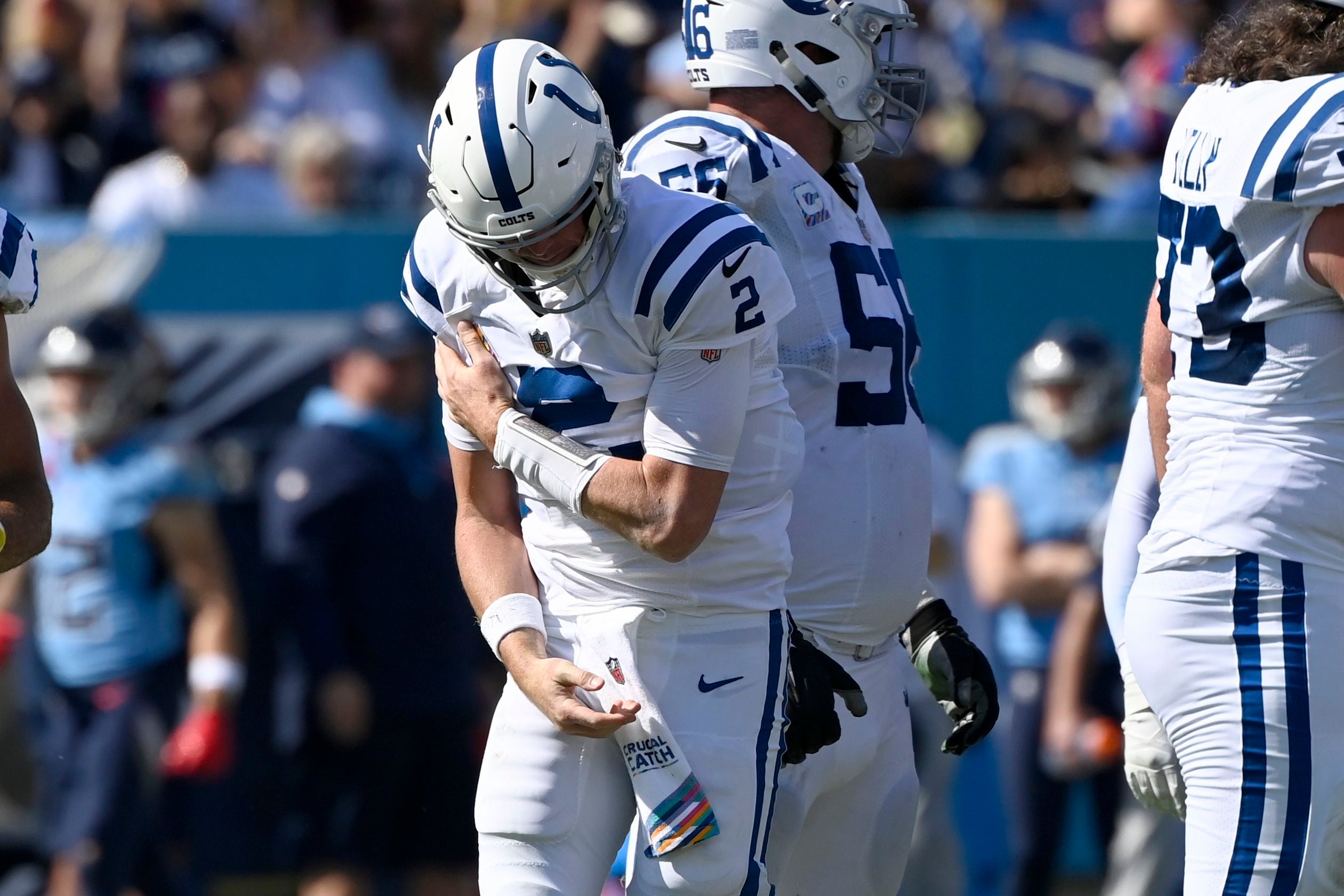 Colts bench injured QB Matt Ryan in favor of Sam Ehlinger