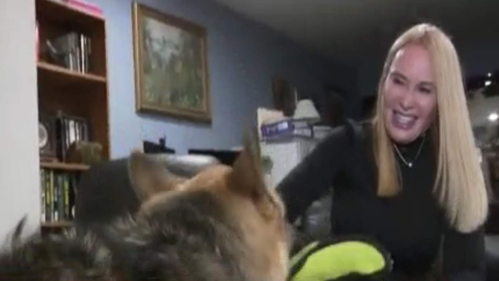 ‘Greatest Christmas present ever:’ Pasadena woman reunited with dog that escaped 5 months ago